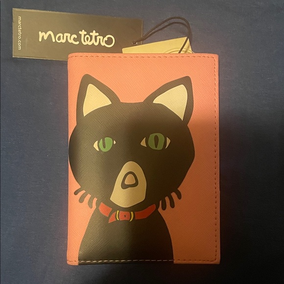 Marc Tetro Pink Cat Wallet - Picture 1 of 3